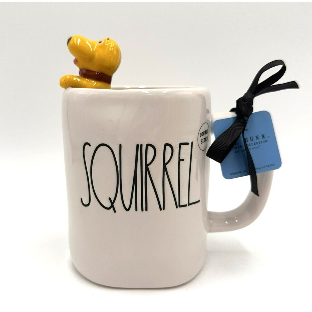 Pixar x Rae Dunn 'Squirrel' Dug From Up Coming Out of Mug - READ